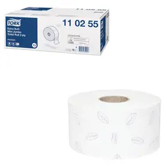 Бумага туалетная 120 м, TORK (Система Т2), комплект 12 шт., Premium, 3-слойная, белая, 110255, фото 1
