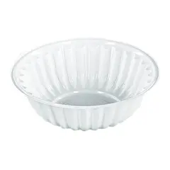 Одноразовая тарелка-креманка, 150 мл, 1 шт., ПЭТ, белая, для холодных/горячих блюд, СТИРОЛПЛАСТ, Т-Д-107-35, фото 1