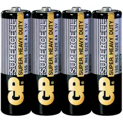 Батарейка GP Supercell AA (R06) 15S солевая, OS4, фото 1