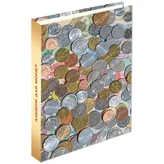 Альбом для монет OfficeSpace &quot;Optima&quot; 230*270 на кольцах, без листов, ламинированный картон, фото 1