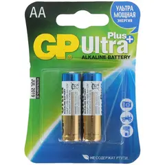 Батарейка GP Ultra Plus AA (LR06) 15AUP алкалиновая, BC2, фото 1