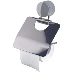 Держатель для туалетной бумаги в рулонах OfficeClean нержавеющая сталь, хром, фото 1