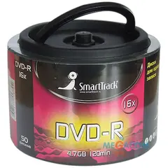 Диск DVD-R 4.7Gb Smart Track 16х Cake Box (50шт), фото 1