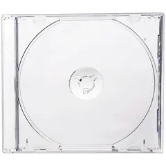 Бокс для 1 CD, slim 5мм, прозрачный, фото 1