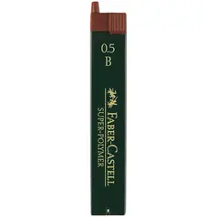 Грифели для механических карандашей Faber-Castell &quot;Super-Polymer&quot;, 12шт., 0,5мм, B, фото 1