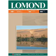 Бумага А4 для стр. принтеров Lomond, 140г/м2 (100л) мат.одн., фото 1