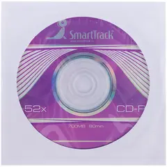 Диск CD-R 700Mb Smart Track 52x (бумажный конверт), фото 1