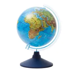 Глобус физический Globen, 21см, на круглой подставке, фото 1