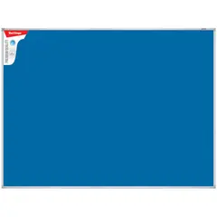Доска фетровая Berlingo &quot;Premium&quot;, 90*120см, синяя, алюминиевая рамка, фото 1