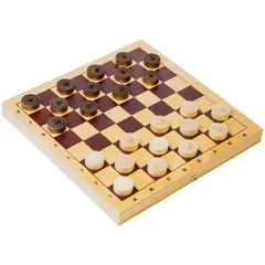 Игра настольная Шашки, Орловские шахматы, деревянные, с доской, фото 1