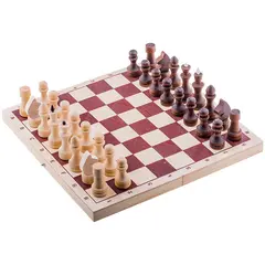 Игра настольная Шахматы, Орловские шахматы, обиходные, парафинированные, с доской, фото 1