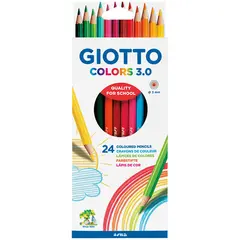 Карандаши цветные Giotto &quot;Colors&quot; 24цв., заточен., картон, европодвес, фото 1
