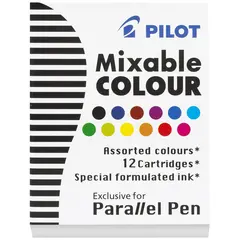 Картриджи с тушью Pilot &quot;Parallel Pen&quot; 12 цветов, 12шт., картонная коробка, фото 1