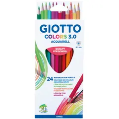 Карандаши акварельные Giotto &quot;Colors&quot;, 24цв., трехгран., картон, европодвес, фото 1