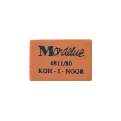 Ластик Koh-I-Noor &quot;Mondeluz&quot; 80, прямоугольный, натуральный каучук, 26*18,5*8мм, фото 1