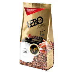 Кофе молотый LEBO &quot;Extra&quot;, арабика, для турки, вакуумный пакет, 200г, фото 1