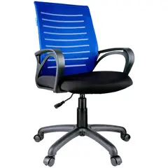 Кресло оператора Helmi HL-M16 &quot;Vivid&quot;, ткань S черная/ ткань TW синяя, фото 1
