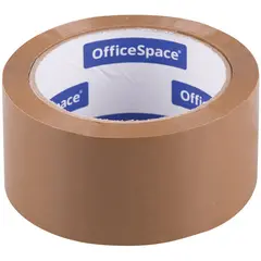 Клейкая лента упаковочная OfficeSpace, 48мм*66м, 45мкм, темная, ШК, фото 1