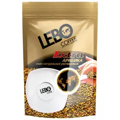 Кофе растворимый LEBO &quot;Extra&quot;, сублимированный, мягкая упаковка, 100г, фото 1