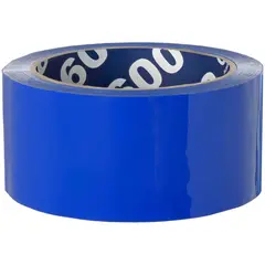 Клейкая лента упаковочная Unibob, 48мм*66м, 45мкм, синяя, фото 1