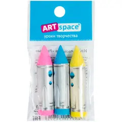 Набор ластиков ArtSpace &quot;Ракеты&quot;, 3шт, фигурные, термопластичная резина, ассорти, 35*20*20мм, фото 1