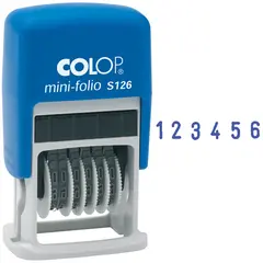 Нумератор мини автомат Colop, 3,8мм, 6 разрядов, пластик, фото 1