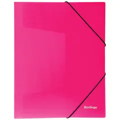 Папка на резинке Berlingo &quot;Neon&quot; А4, 500мкм, неоновая розовая, фото 1
