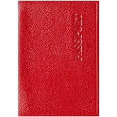 Обложка для паспорта OfficeSpace &quot;Бизнес&quot; кожзам, красный, фото 1