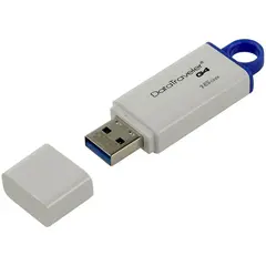 Память Kingston &quot;DTIG4&quot;  16GB, USB 3.0 Flash Drive, белый, фото 1