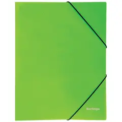Папка на резинке Berlingo &quot;Neon&quot; А4, 500мкм, неоновая зеленая, фото 1