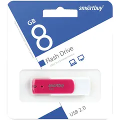 Память Smart Buy &quot;Diamond&quot;   8GB, USB 2.0 Flash Drive, пурпурный, фото 1