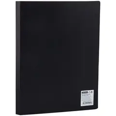 Папка с пластиковым cкоросшивателем OfficeSpace, 15мм, 500мкм, черная, фото 1