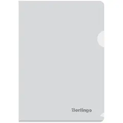 Папка-уголок Berlingo, А5, 180мкм, прозрачная, фото 1