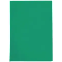Папка-уголок OfficeSpace, A4, 100мкм, прозрачная зеленая, фото 1