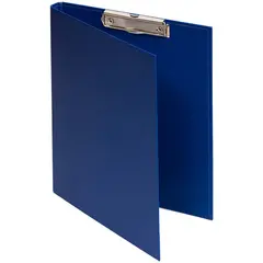 Папка-планшет с зажимом OfficeSpace А4, бумвинил, синий, фото 1