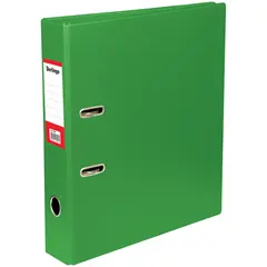 Папка-регистратор Berlingo, 70мм, ПВХ, с карманом на корешке, светло-зеленая, фото 1
