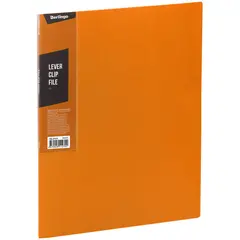 Папка с зажимом Berlingo &quot;Color Zone&quot;, 17мм, 600мкм, оранжевая, фото 1