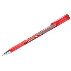 Ручка гелевая Berlingo &quot;G-Line&quot; красная, 0,5мм, игольчатый стержень, фото 1