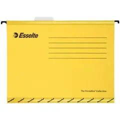 Подвесная папка Esselte &quot;Pendaflex Standart&quot;, А4, картон, 205г/м2, желтая, фото 1