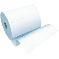 Полотенца бумажные в рулонах OfficeClean, 1 слойн., 280м/рул, ЦВ, ультрадлина, перфорац., белые, фото 1