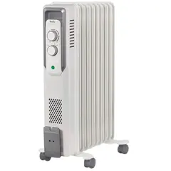Радиатор масляный 2000Вт Ballu BOH/CB-09W, 9 секций, до 25м2, механич. тип, белый, фото 1