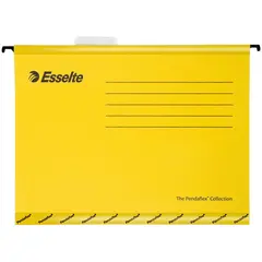 Подвесная папка Esselte &quot;Pendaflex Plus Foolscap&quot;, 240*412мм, картон, 210г/м2, желтая, фото 1