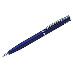 Ручка шариковая Berlingo &quot;Silver Standard&quot; синяя, 0,7мм, корпус синий, поворот., инд. упак., фото 1