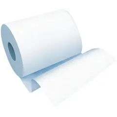 Полотенца бумажные в рулонах OfficeClean (H1), 1 слойн., 200м/рул, белые, фото 1