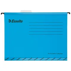 Подвесная папка Esselte &quot;Pendaflex Plus Foolscap&quot;, 240*412мм, картон, 210г/м2, синяя, фото 1