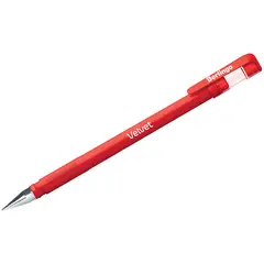 Ручка гелевая Berlingo &quot;Velvet&quot; красная, 0,5мм, прорезиненный корпус, фото 1