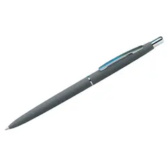 Ручка шариковая Berlingo &quot;Silk Premium&quot; синяя, 0,7мм, корпус серый/хром, кнопочн., пластик. футляр, фото 1