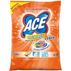 Пятновыводитель Ace &quot;OxiMagic Color&quot;, порошок, для цветных тканей, 200г, фото 1