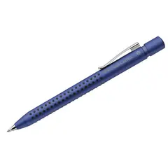 Ручка шариковая автоматическая Faber-Castell &quot;Grip 2011&quot; синяя, 1,2мм, трехгран., синий корпус, фото 1