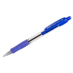Ручка шариковая автоматическая Pilot &quot;Super Grip&quot; синяя, 1,0мм, грип, фото 1